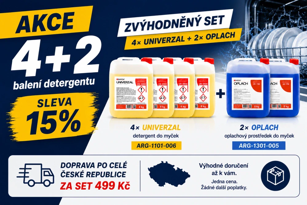 Set 4x Univerzal mycí 2x Oplach